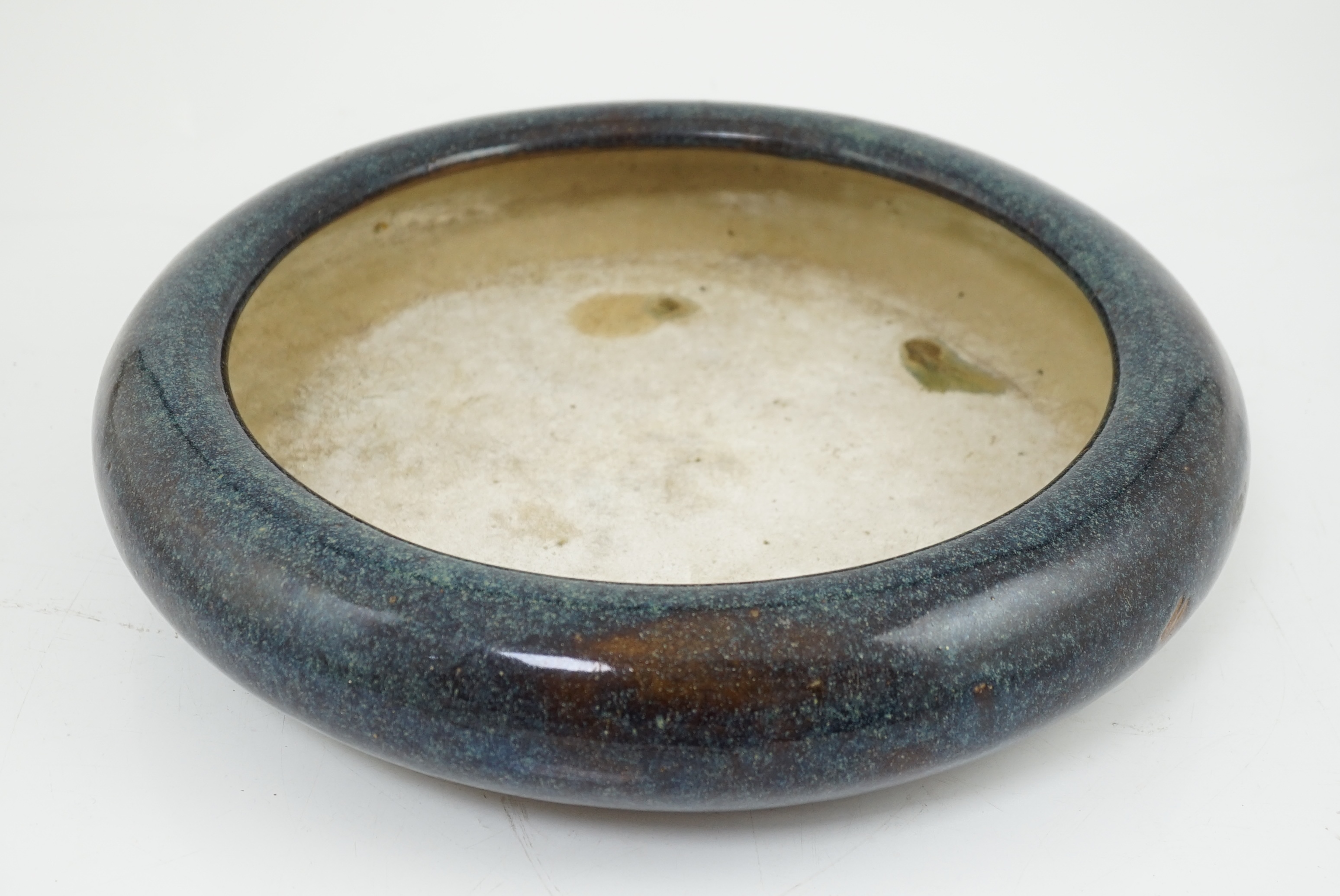 A large Shiwan Jun type lily bowl, 19th century